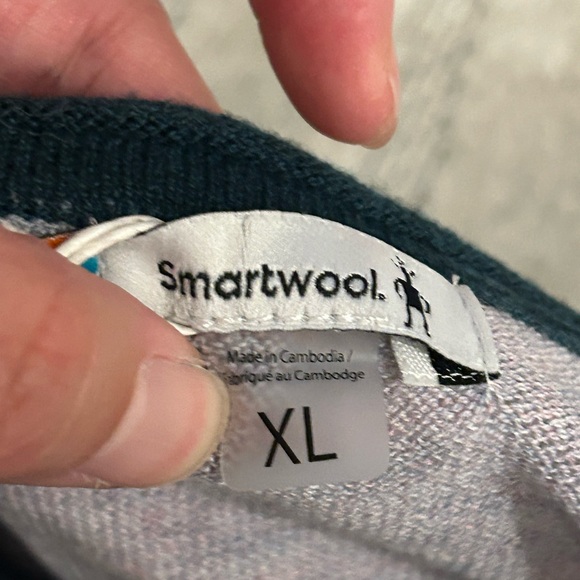 NWT Smartwool Women's Shadow Pine Colorblock Sweater - XL - Picture 8 of 11